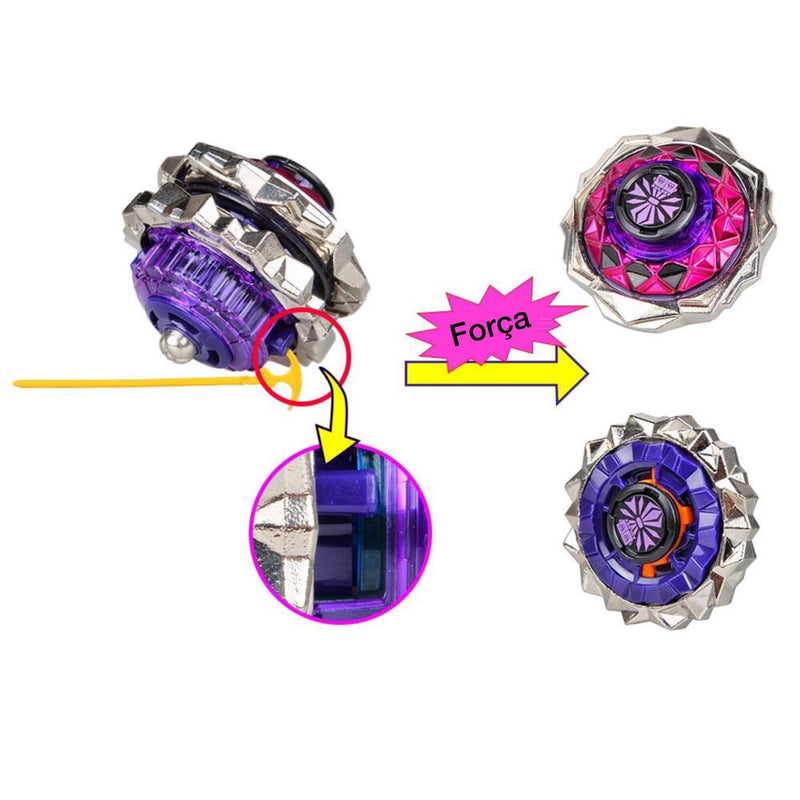 Conjunto Beyblade Ultra Potente + Lançador