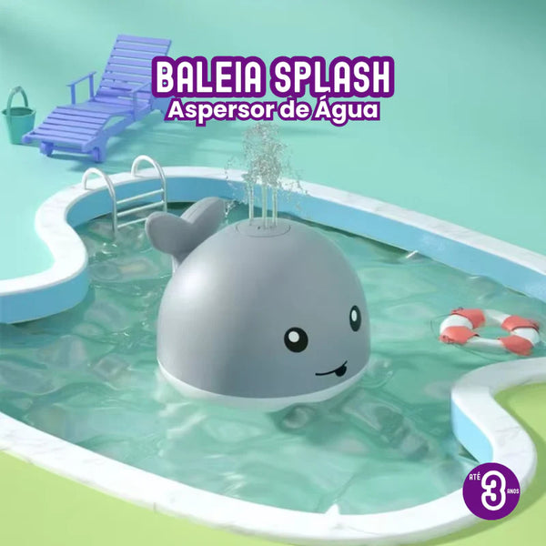 Baleia Splash - Aspersor de Água para Banho