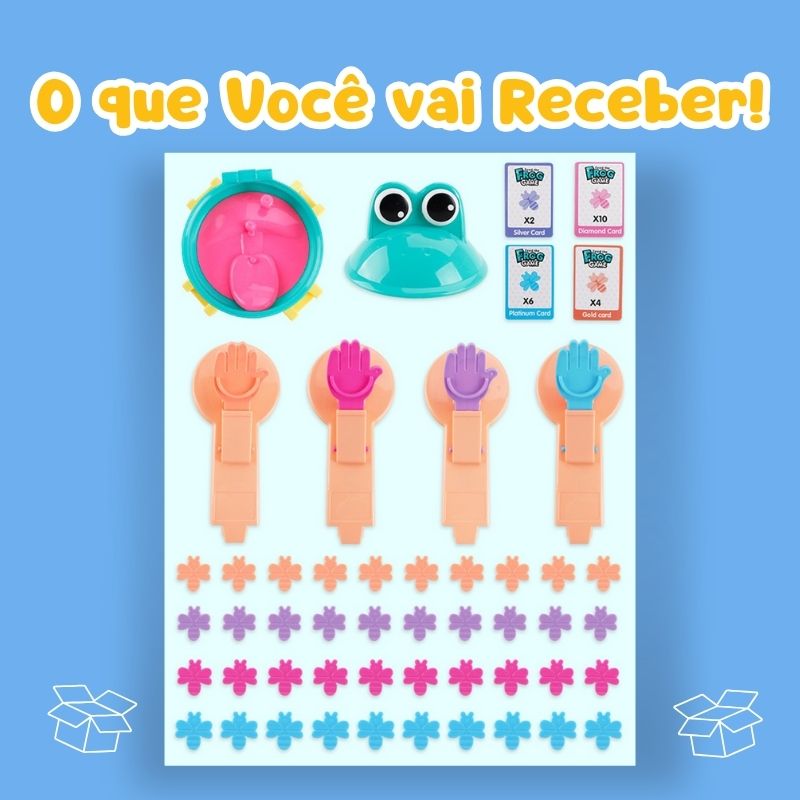 Brinquedo Educativo Sapinho Comilão Interativo