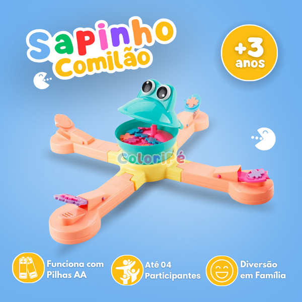 Brinquedo Educativo Sapinho Comilão Interativo