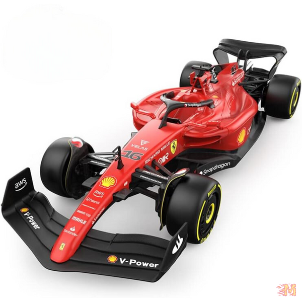 Carrinho de Controle Remoto Fórmula 1 Ferrari F1-75 #16 Charles Leclerc - 1/12