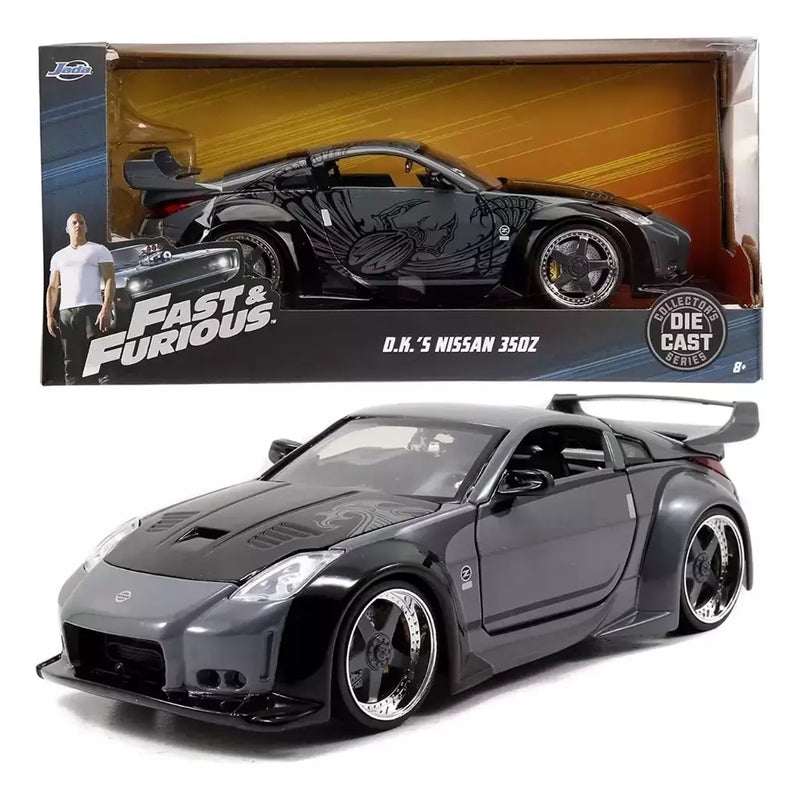 Miniatura D.K.'s Nissan 350Z 1/24 | Jada Toys (Velozes e Furiosos)