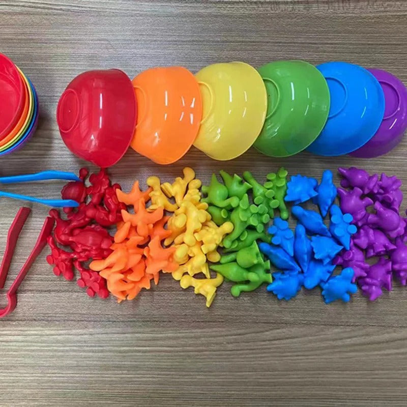 Brinquedo Sensorial Montessori - Correspondência de Cores