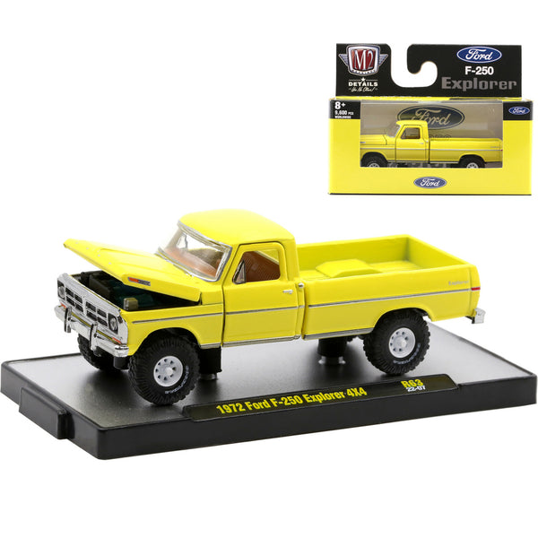 Miniatura 1972 Ford F-250 Explorer 4x4 1/64 | M2 Machines (Detroit Muscle R63)