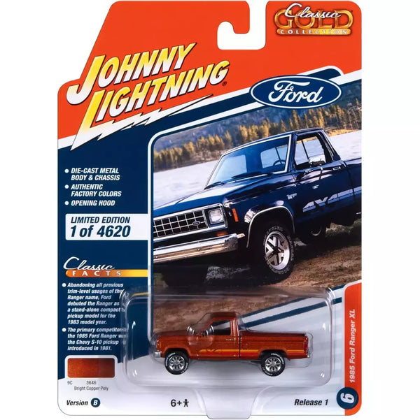 Miniatura 1985 Ford Ranger XL (R1B) 1/64 | Johnny Lightning (Classic Gold Collection)