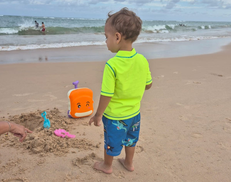 Mala de brinquedo de areia Baleia