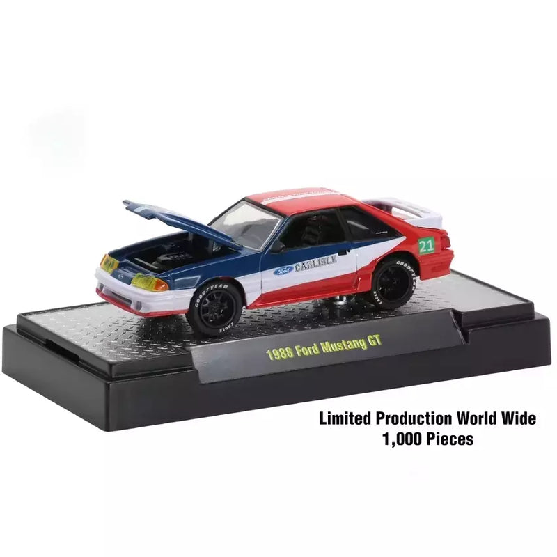 Miniatura 1988 Ford Mustang GT 1/64 | M2 Machines (Auto Promos) (Carlisle Ford Nationals)