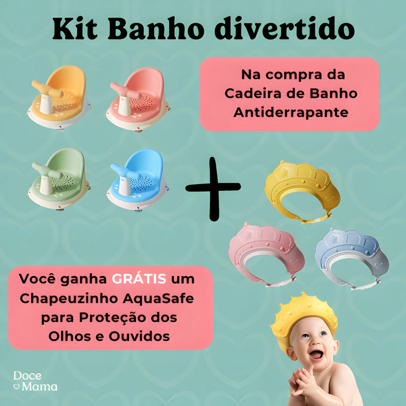 Cadeira de Banho Antiderrapante para bebês - Sunshine