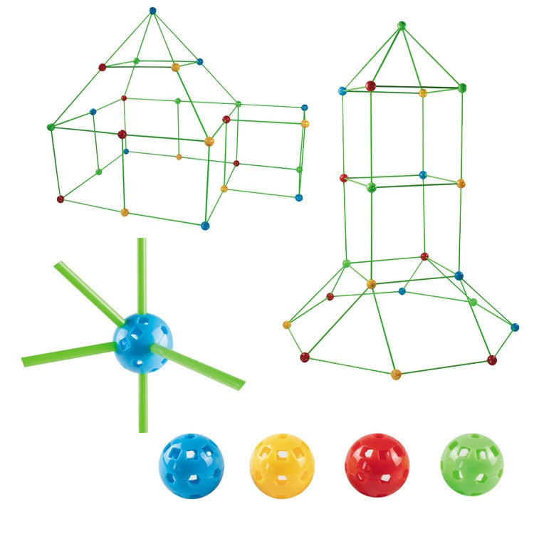 Brinquedo Conjunto De Estacas De Montar | Para Raciocínio e Criatividade