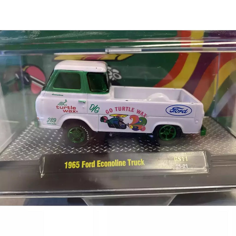 Miniatura 1965 Ford Econoline Truck (CHASE) 1/64 | M2 Machines (Hobby Gassers Release GS11) (Turtle Wax)