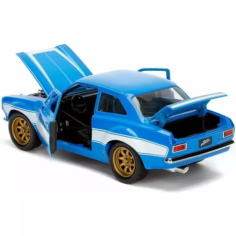 Miniatura Brian's Ford Escort RS2000 1/24 | Jada Toys (Velozes e Furiosos)