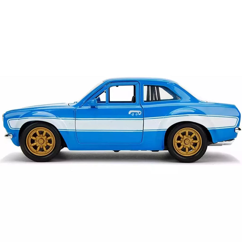 Miniatura Brian's Ford Escort RS2000 1/24 | Jada Toys (Velozes e Furiosos)