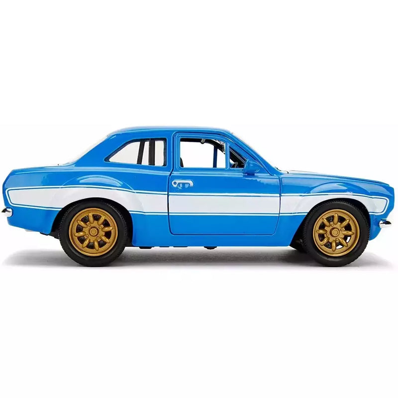 Miniatura Brian's Ford Escort RS2000 1/24 | Jada Toys (Velozes e Furiosos)