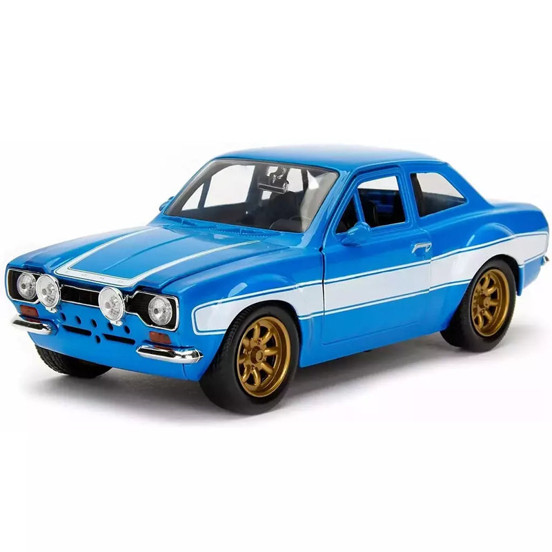 Miniatura Brian's Ford Escort RS2000 1/24 | Jada Toys (Velozes e Furiosos)