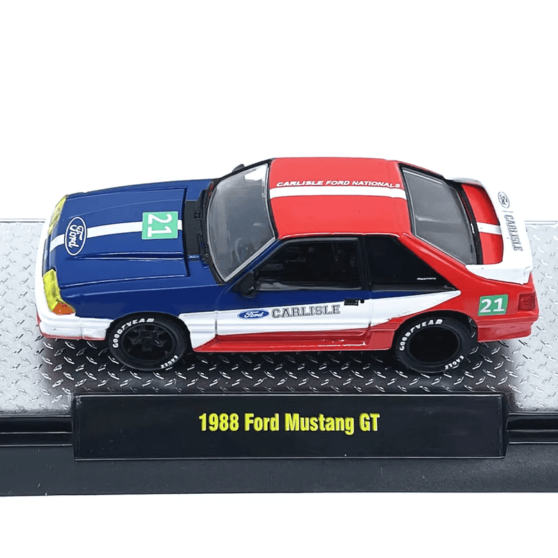 Miniatura 1988 Ford Mustang GT 1/64 | M2 Machines (Auto Promos) (Carlisle Ford Nationals)